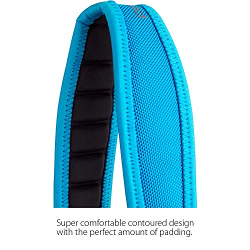 ProTec Pro Tec NLS310MTB 22" "Less-Stress Ballistic Neoprene Sax Neck Strap with Coated Metal Snap, Teal Blue - Image 5