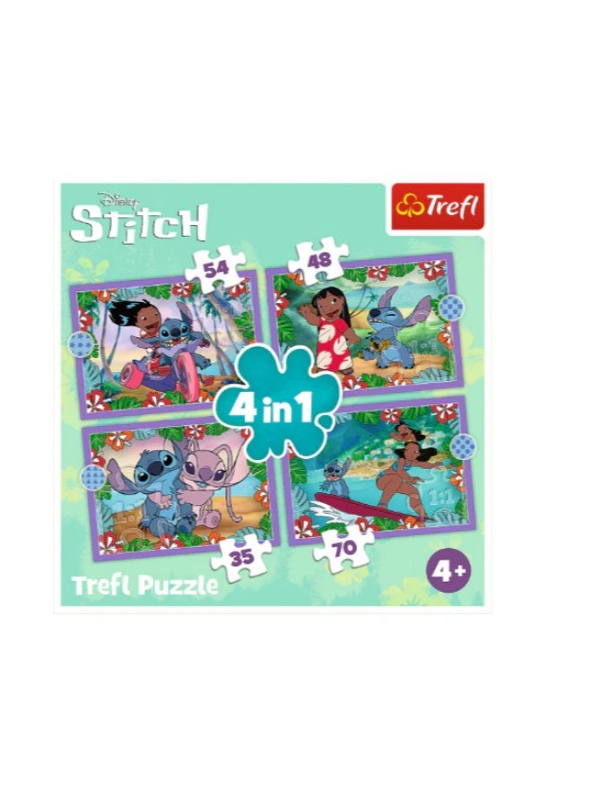 تريفل مجموعة ألغاز تريفل ديزني ستيتش 4 في 1 - Image 1