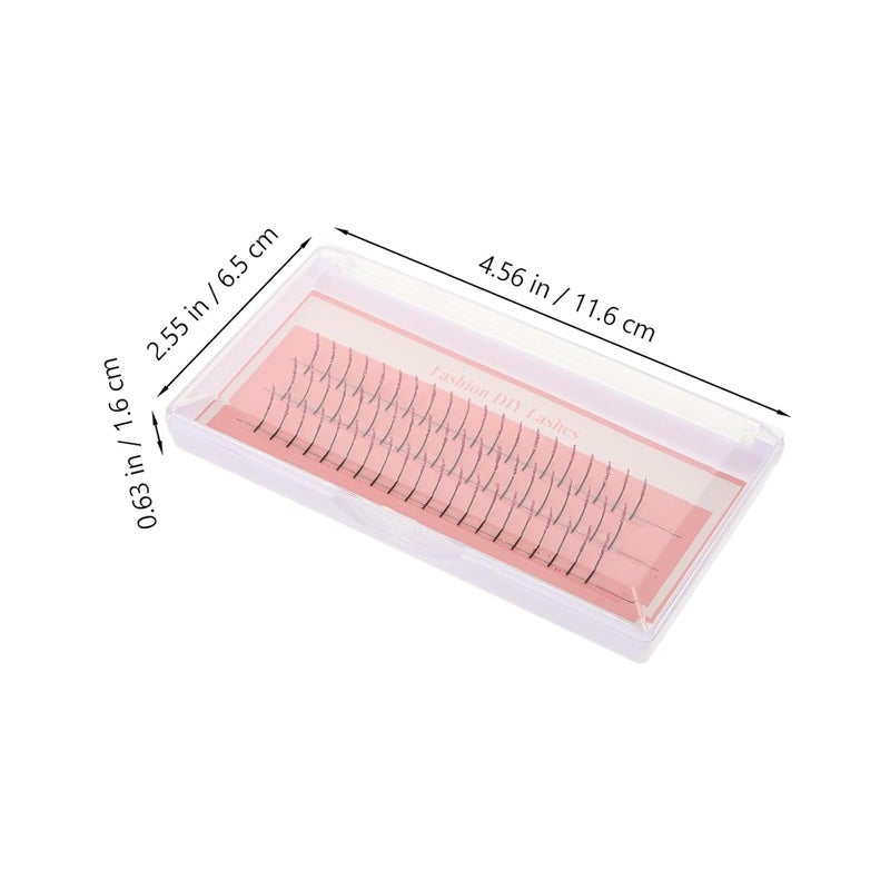 False Eyelashes Colorful Festival Lashes with Glitter Flakes Single Lash Extensions for Natural Look for Party and Performance Use - Image 2