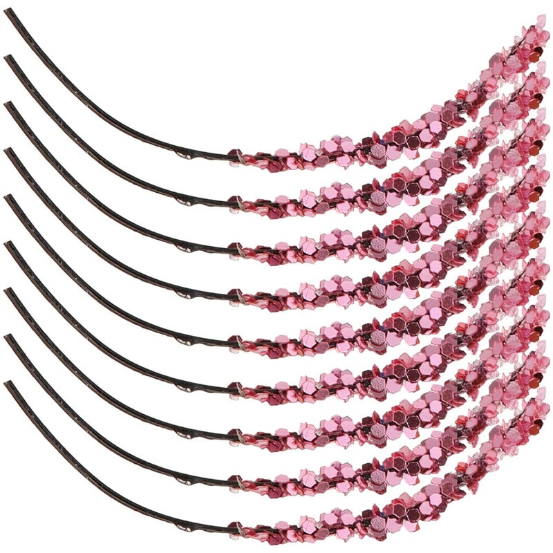 False Eyelashes Colorful Festival Lashes with Glitter Flakes Single Lash Extensions for Natural Look for Party and Performance Use - Image 1