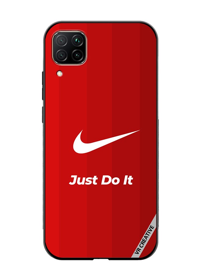 VR CREATIVE Protective Case Cover For Huawei Nova 7i/P40 Lite Nike Logo Red Design Multicolour - Image 1
