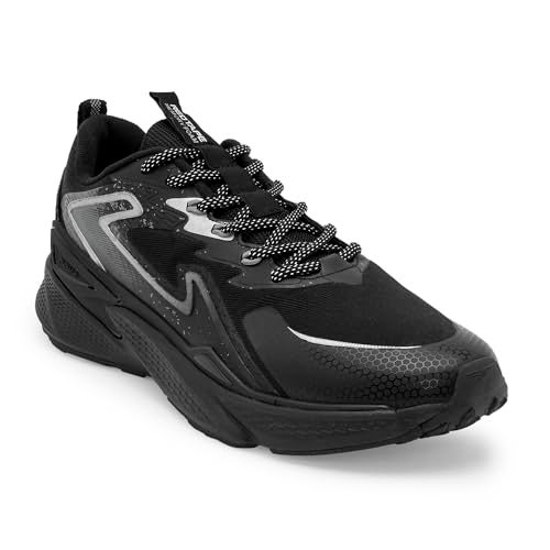 Red Tape Atheleisure Sports Shoes for Men | Soft Cushioned Insole, Slip-Resistance, Dynamic Feet Support, Superior Ground Grip & Impact Resistant Comfort Black - Image 1