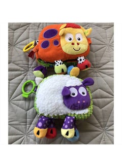 Generic Baby Soothing Toys English Cute Story Cloth Book Can't Be Torn And Bite Bright Color Washable Three-dimensional Touch-Color:Owl-Specifications:Standard  - Image 4