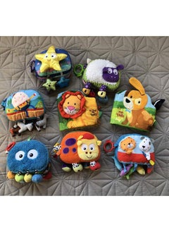 Generic Baby Soothing Toys English Cute Story Cloth Book Can't Be Torn And Bite Bright Color Washable Three-dimensional Touch-Color:Owl-Specifications:Standard  - Image 2