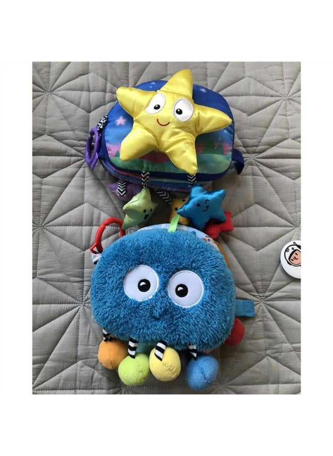 null - Baby Soothing Toys English Cute Story Cloth Book Can't Be Torn And Bite Bright Color Washable Three-dimensional Touch-Color:Owl-Specifications:Standard - Image 1