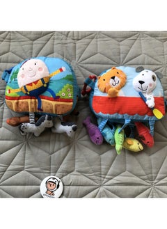 Generic Baby Soothing Toys English Cute Story Cloth Book Can't Be Torn And Bite Bright Color Washable Three-dimensional Touch-Color:Owl-Specifications:Standard  - Image 3