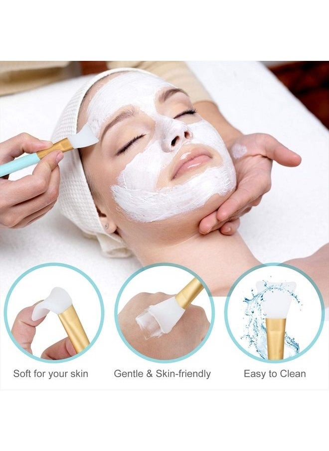 SHINEYES - DIY Facial Mask Mixing Bowl, DIY Face Mask Mixing Tool Kit with Silicone Bowl Brush Stick Spatula for Making Mask - Image 1