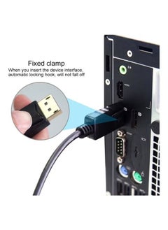 FUJISHKA DisplayPort To HDMI High Digital Adapter Cable Black - 3 Meter  - Image 2