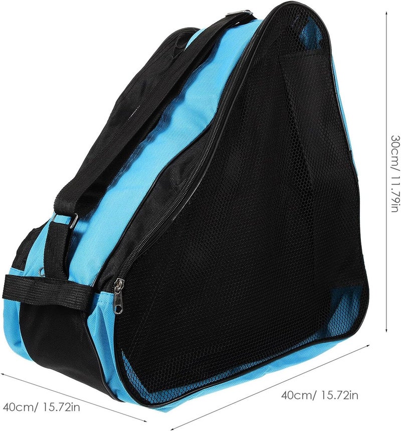 Thickened Roller Skate Storage Bag with Handle Oxford Cloth Protective Outdoor Skates Pouch Convenient Skating Shoe Storage for Women and Men - Image 2