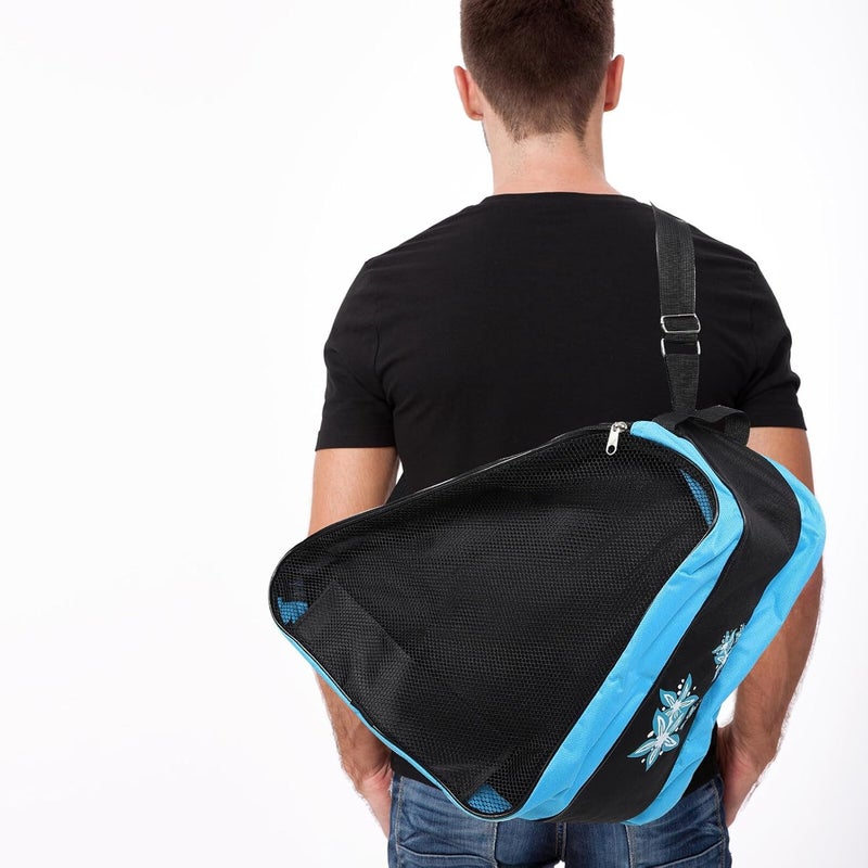 Thickened Roller Skate Storage Bag with Handle Oxford Cloth Protective Outdoor Skates Pouch Convenient Skating Shoe Storage for Women and Men - Image 4