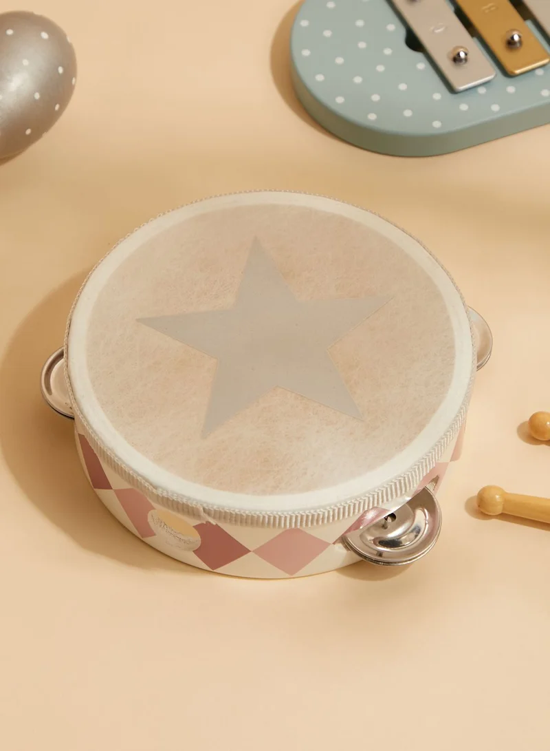 JaBaDaBaDo Pink Tambourine Drum