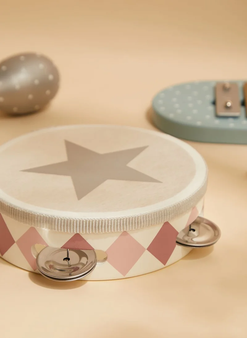 JaBaDaBaDo Pink Tambourine Drum
