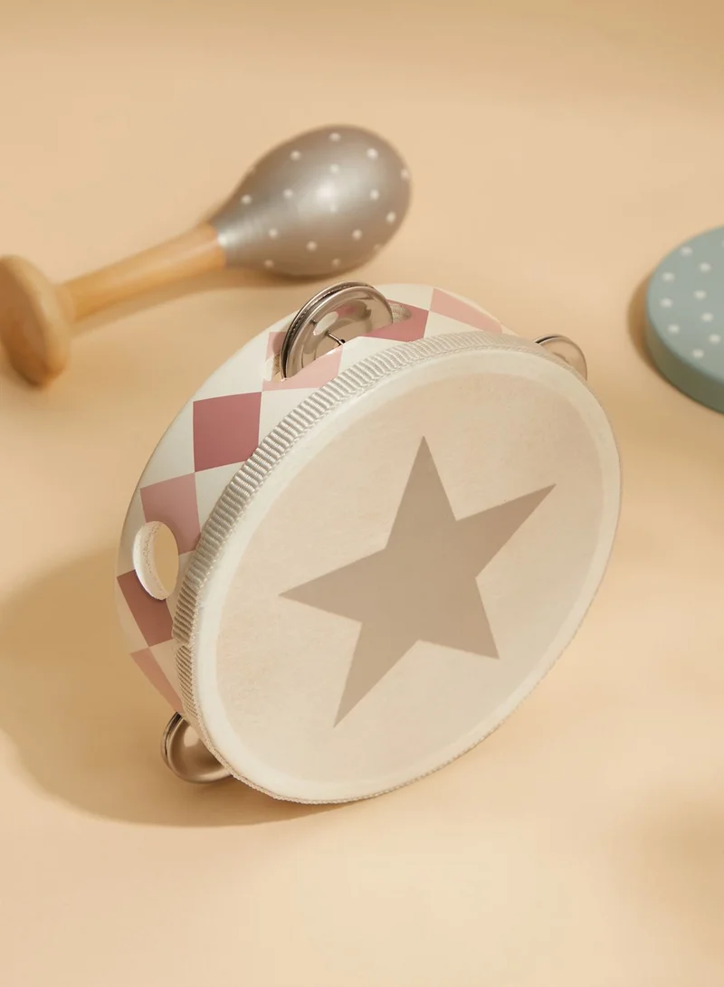 JaBaDaBaDo Pink Tambourine Drum