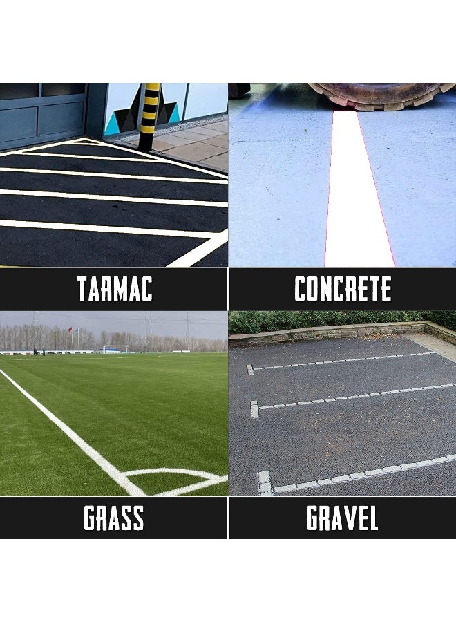 Asmaco Asmaco Line Marking Acrylic Spray Paint For Road Marking Tennis Courts Golf Courses Sports Pitches Football Ground And Parking Areas 750 Ml  - Image 5