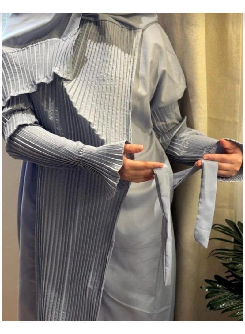 A modern prayer sheet featuring a pleated design, designed to provide comfort and elegance during prayer. - Image 2