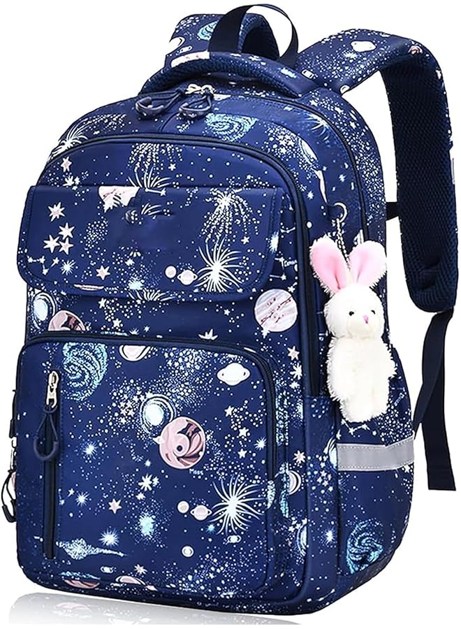 S-TOP School Bags for Girls, Backpack for Kids Girls, School Bookbag for Elementary, Lightweight Single School Bag for Students - Image 1