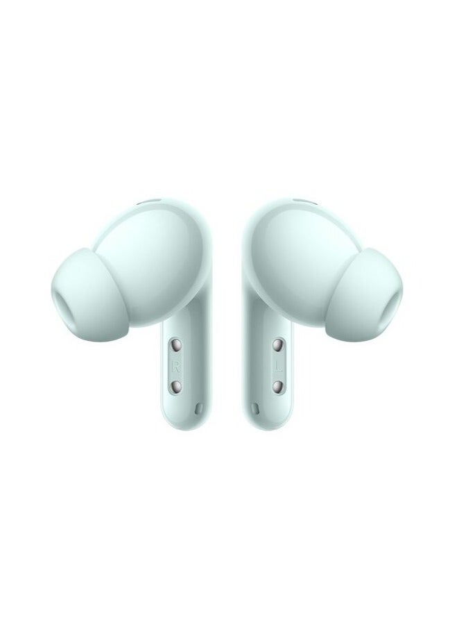 REBENUO Buds 6 | Dual-driver Hi-Fi sound | Up to 49dB and 2kHz ANC | 2 MIC AI noise reduction | Up to 42h battery life with case | IP54 | Coral Green - Image 4