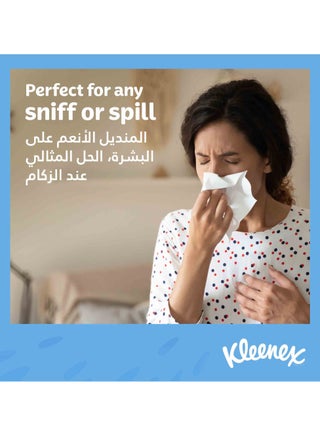 Daily Care Facial Tissue - Pack Of 5 Boxes, 120 Sheets X 2 Ply - view 3