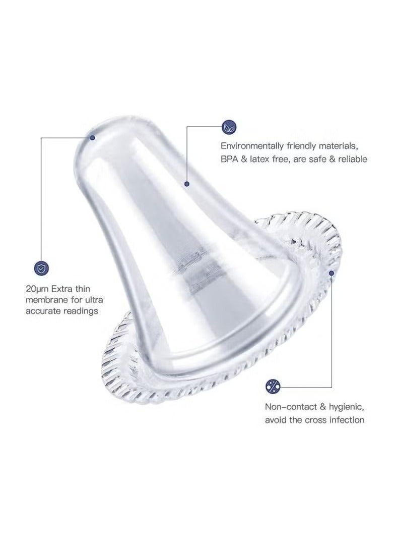 Realfrog 100 Piece Thermoscan Lens BPA-free Filters For Ear, Thermometer, Disposable Covers - Image 2