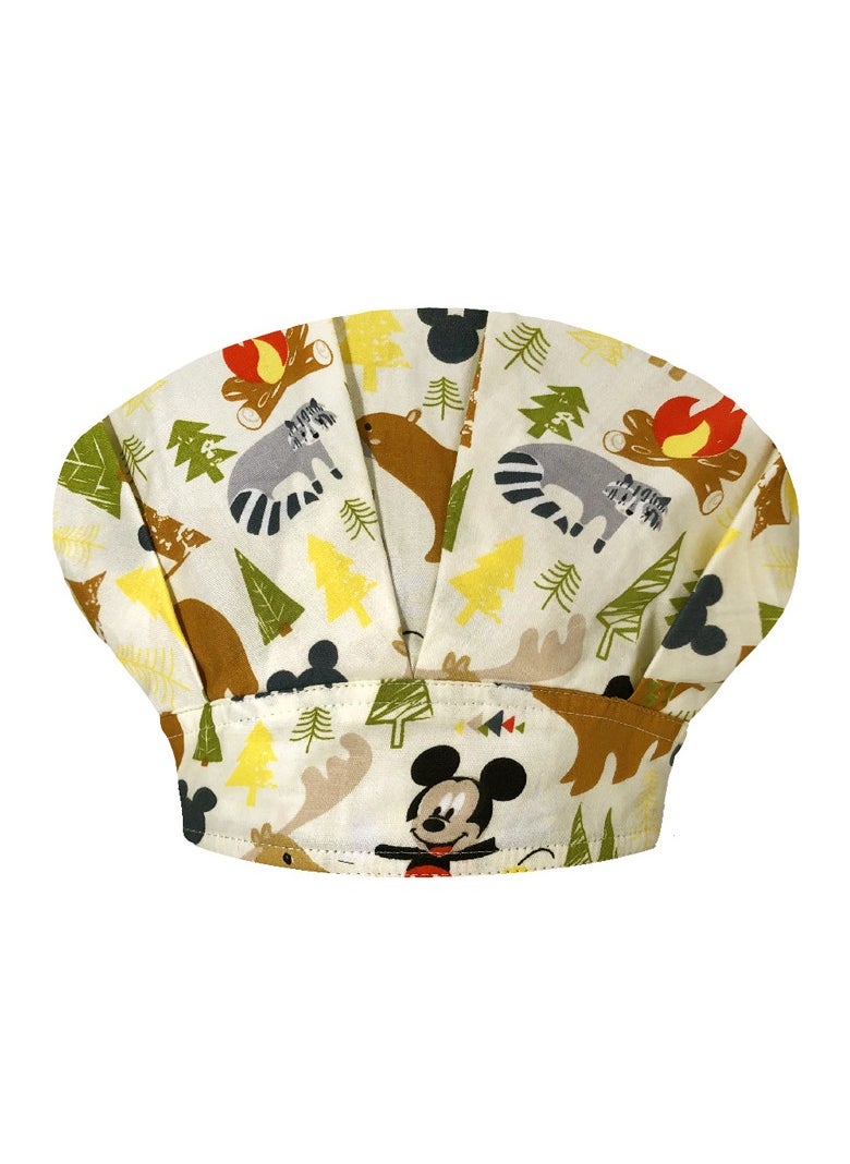 KUYING Printed Small Animal Cute Nurse Hat All Cotton Medical Work Fluffy Hat 