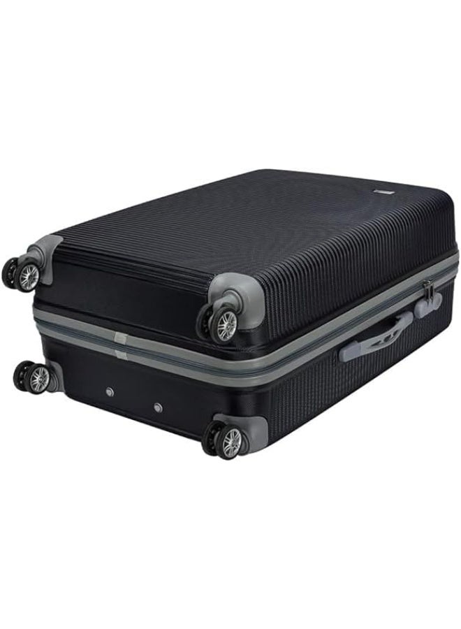 3-Piece Travel Luggage Set with Wheels, Durable ABS Hard Shell Suitcases for Short and Long Trips, Lightweight and Spacious Trolley Bag - Image 2