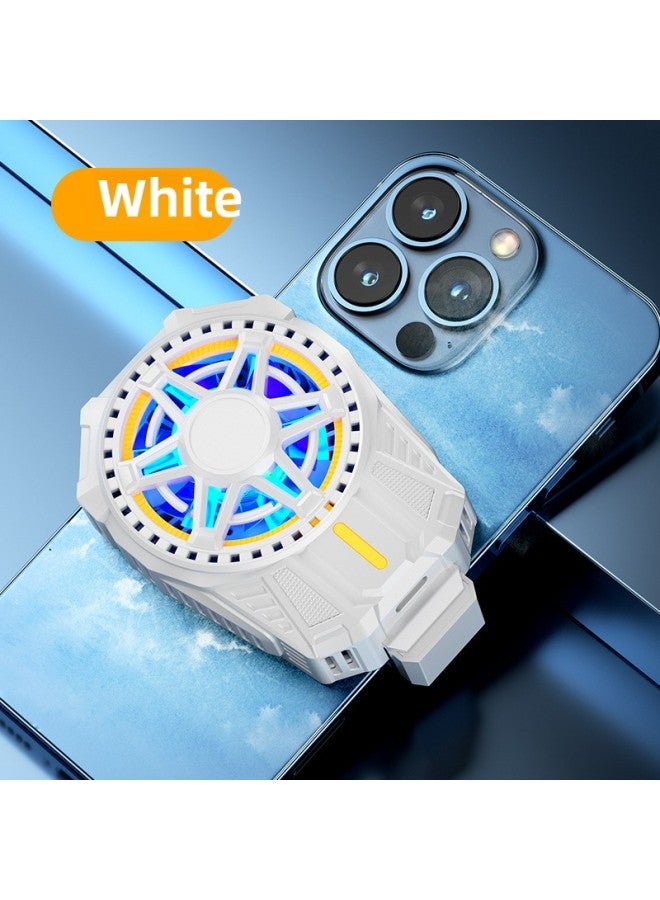 Low-cost Mobile Phone Semiconductor Radiator SL01 Refrigeration Portable Water-cooled Fast Heat Dissipation Universal Outlet-Product Color:Sl01 White