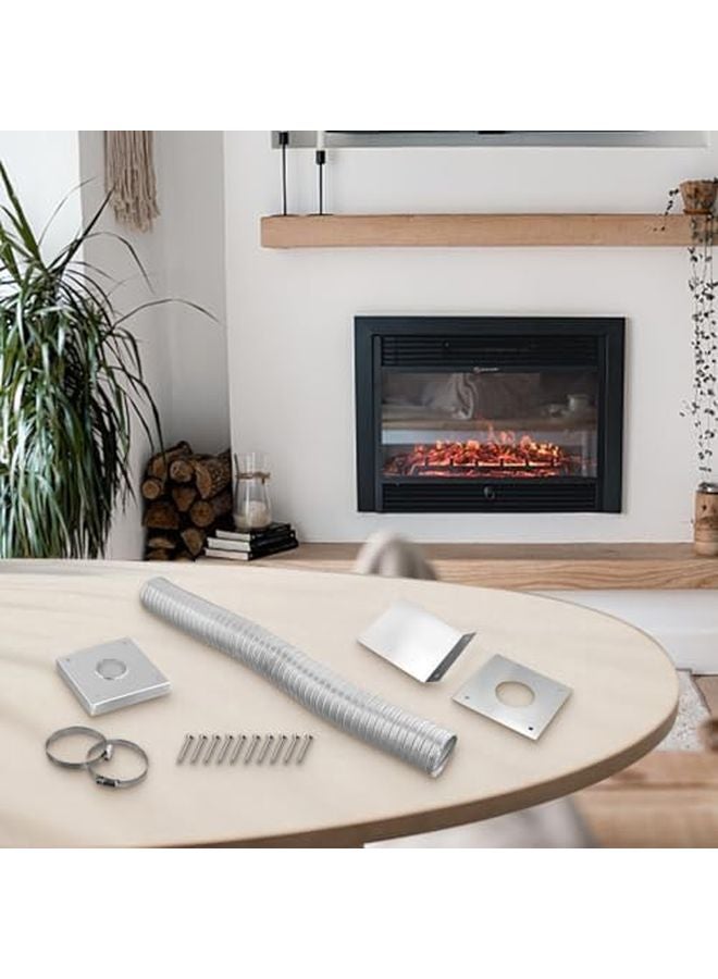 Pellet Stove Cold Air Intake Kit Stainless Steel Mounting Panels - Image 5