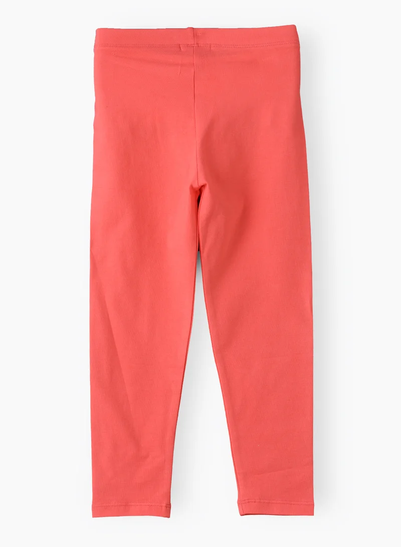 Jelliene Sunny Steps: Girls' Soft Cotton Leggings Comfy Summer Adventures