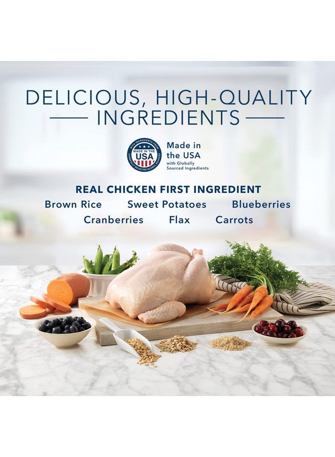 Blue Buffalo Tastefuls Natural Dry Food For Adult Cats 7+, Hairball Control, Chicken & Brown Rice Recipe, 7Lb. Bag - Image 3