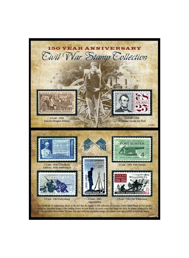 American Coin Treasures 150Th Anniversary Civil War Commemorative Stamp Collection  - Image 1