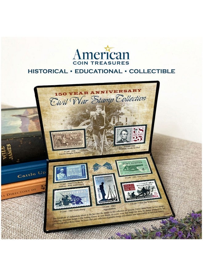 American Coin Treasures 150Th Anniversary Civil War Commemorative Stamp Collection  - Image 3