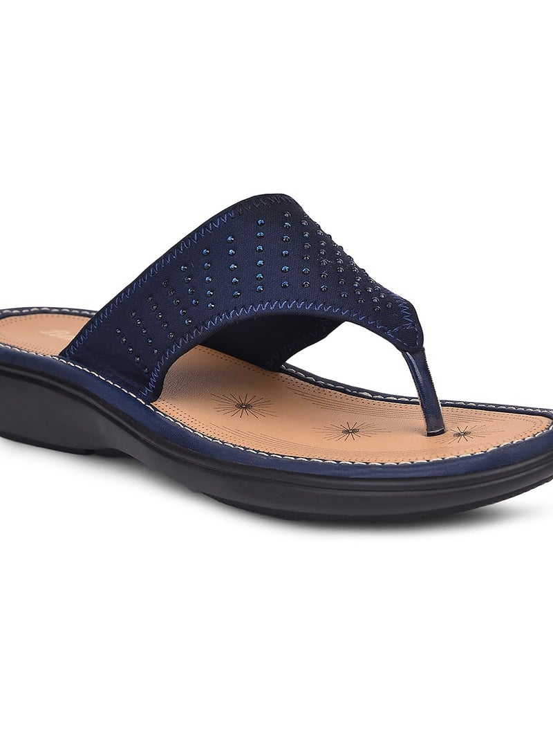Bata New Palm Thong Women's Navy Thongs - 7 UK (5719996) - Image 5