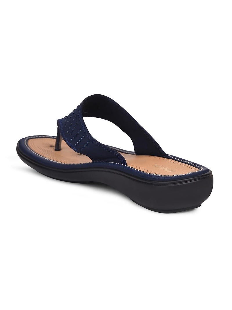 Bata New Palm Thong Women's Navy Thongs - 7 UK (5719996) - Image 3