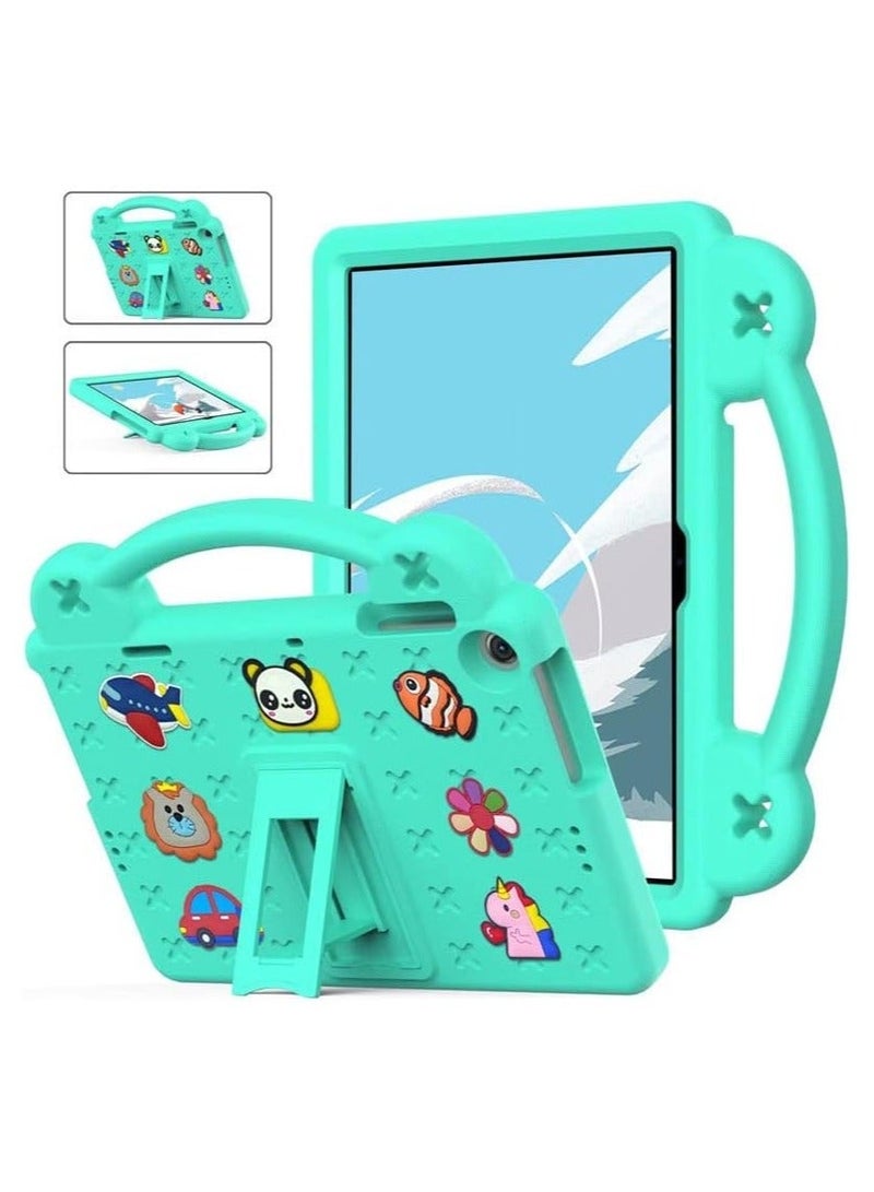 VKL Huawei Matepad SE 10.4 Inch case for, Heavy Duty EVA Foam Shockproof Cover Kids Proof Case with Stand (Green)