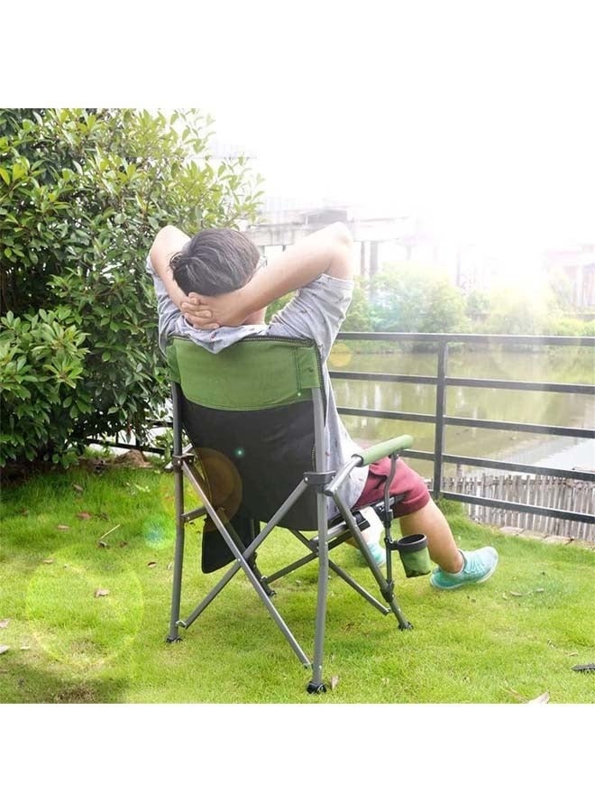 Cady One Folding Camping Chair with Side Storage Pocket and Cup Holder - Image 3