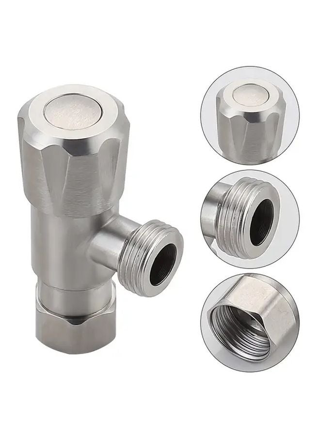 304 Stainless Steel Angle Stop Valve G1 2 Inch Leak Proof For Bathroom Kitchen - Image 2