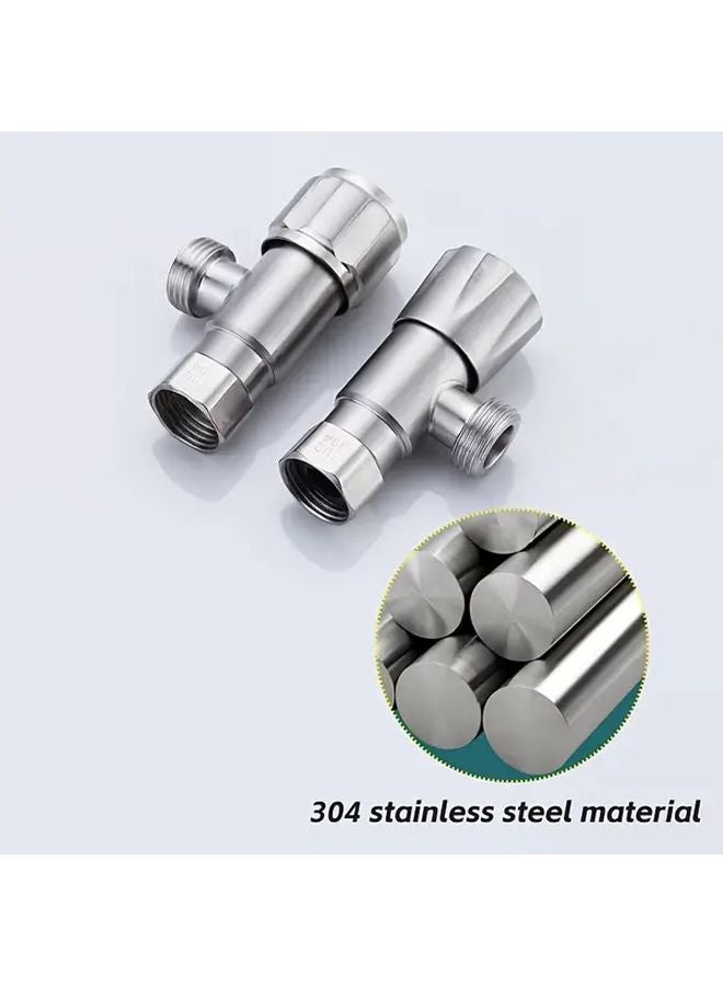 304 Stainless Steel Angle Stop Valve G1 2 Inch Leak Proof For Bathroom Kitchen - Image 5