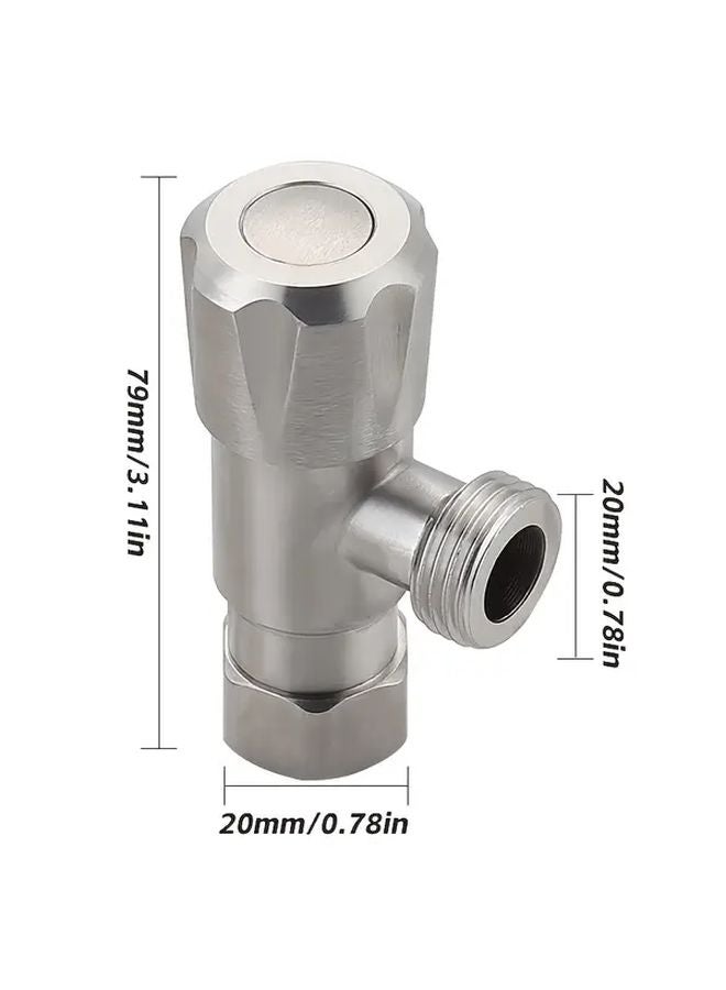 304 Stainless Steel Angle Stop Valve G1 2 Inch Leak Proof For Bathroom Kitchen - Image 4