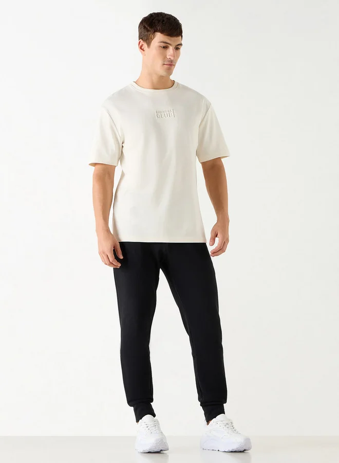 ADOT by Splash Graphic Print T-shirt with Short Sleeves