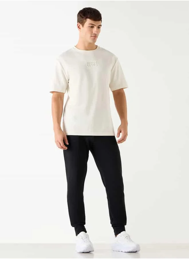 ادوت من سبلاش Graphic Print T-shirt with Short Sleeves