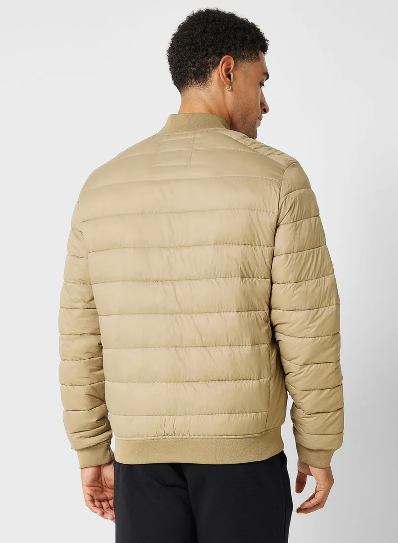 JACK & JONES Zip Through Bomber Jacket