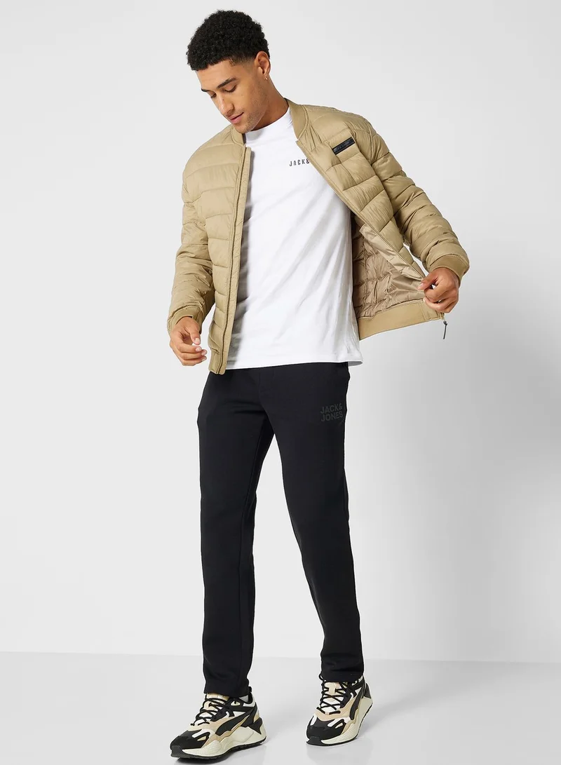 JACK & JONES Zip Through Bomber Jacket