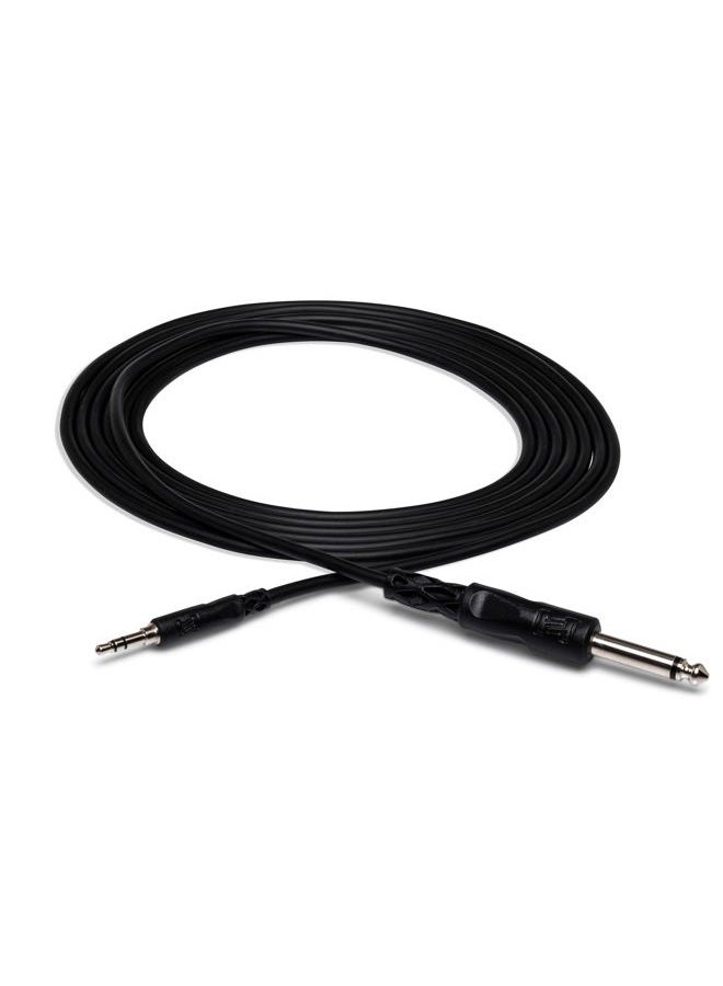 Hosa Mono Intercon 1/4 in TS to 3.5 MM 10FT - Image 1