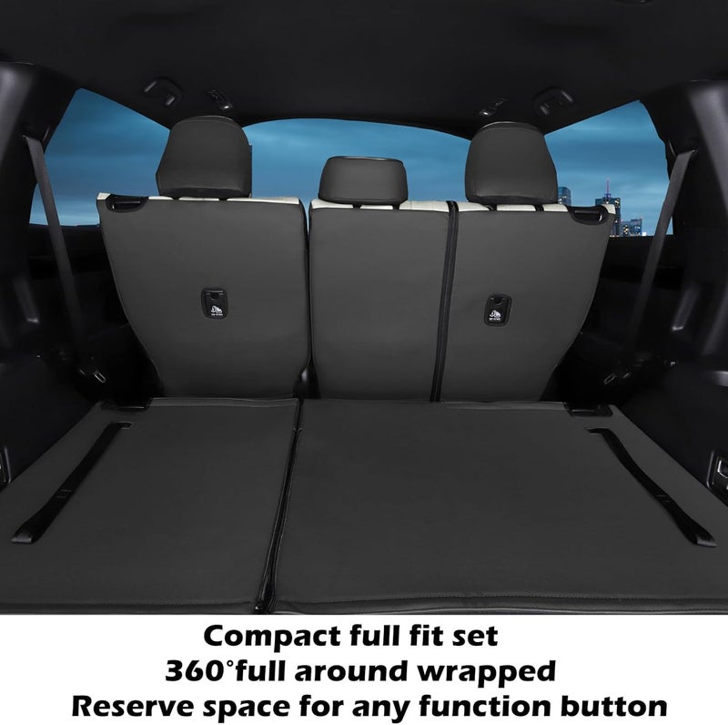 HKZ Custom Fit Leather Seat Covers for Toyota Highlander - Image 4