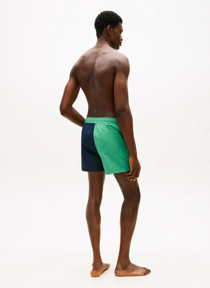 TOMMY HILFIGER Colour-Blocked Mid Length Swim Shorts