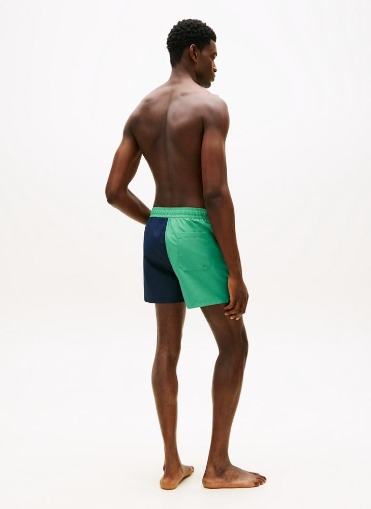 TOMMY HILFIGER Colour-Blocked Mid Length Swim Shorts - Image 2