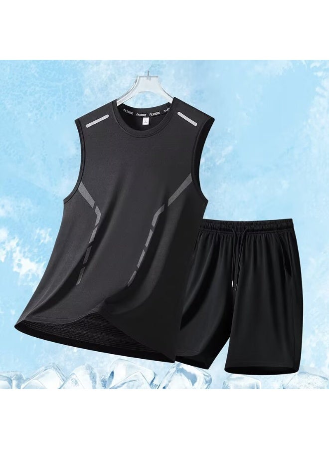 KUYING New Fashion Ice Silk Speed Drying Sports Set