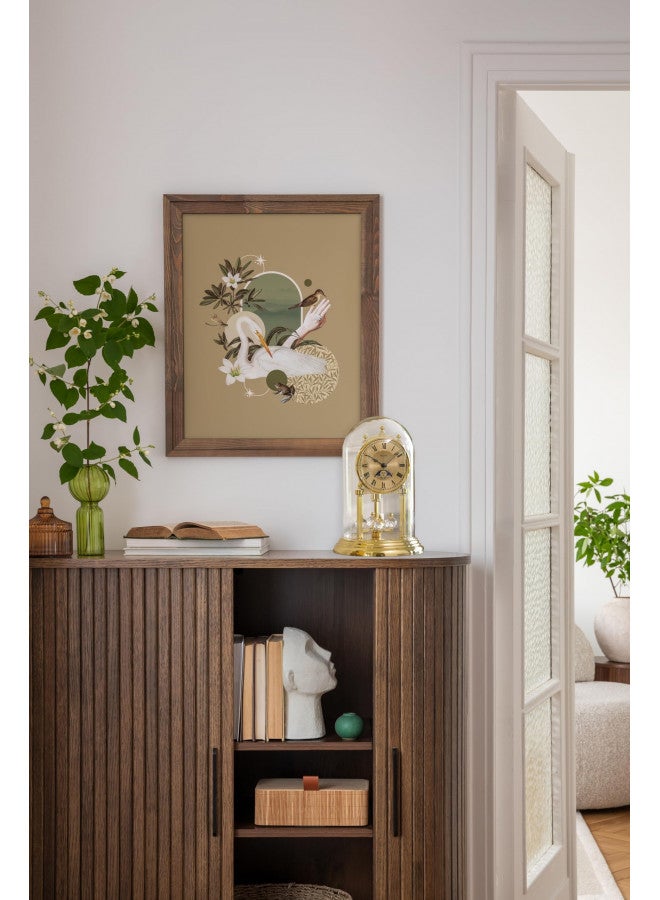 Bulova B8818 Tristan I Clock, Brass Finish - Image 3