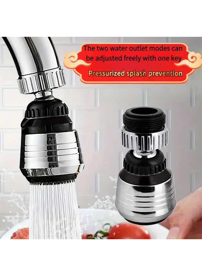 Water Saving Kitchen Faucet Aerator With Spray Extension Filter Universal Nozzle Prevents Splashing 1 Item - Image 1
