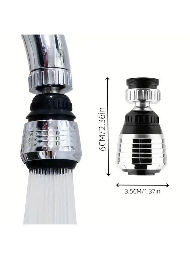 Water Saving Kitchen Faucet Aerator With Spray Extension Filter Universal Nozzle Prevents Splashing 1 Item - Image 3